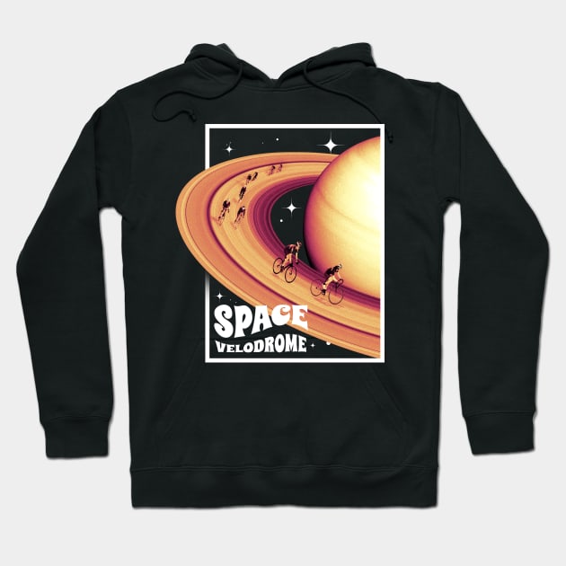 Space Velodrome - Cycling Shirt, Biking T shirt, Bicycle Shirts, Gifts for a Cyclist, Bike Rider Gifts, Cycling Funny Shirt Hoodie by Popculture Tee Collection